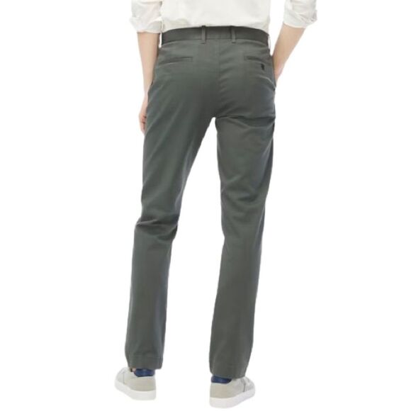 J. Crew Flex Straight Chino Tarnished Metal Men's Casual Office Pants SZ 34x32 - Picture 3 of 16